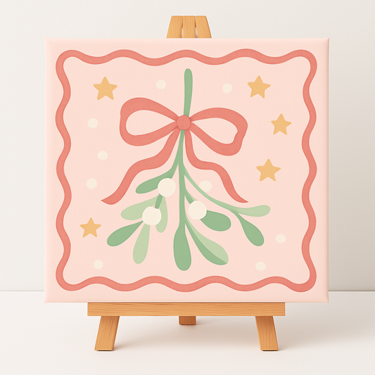 Mistletoe Paint by Numbers