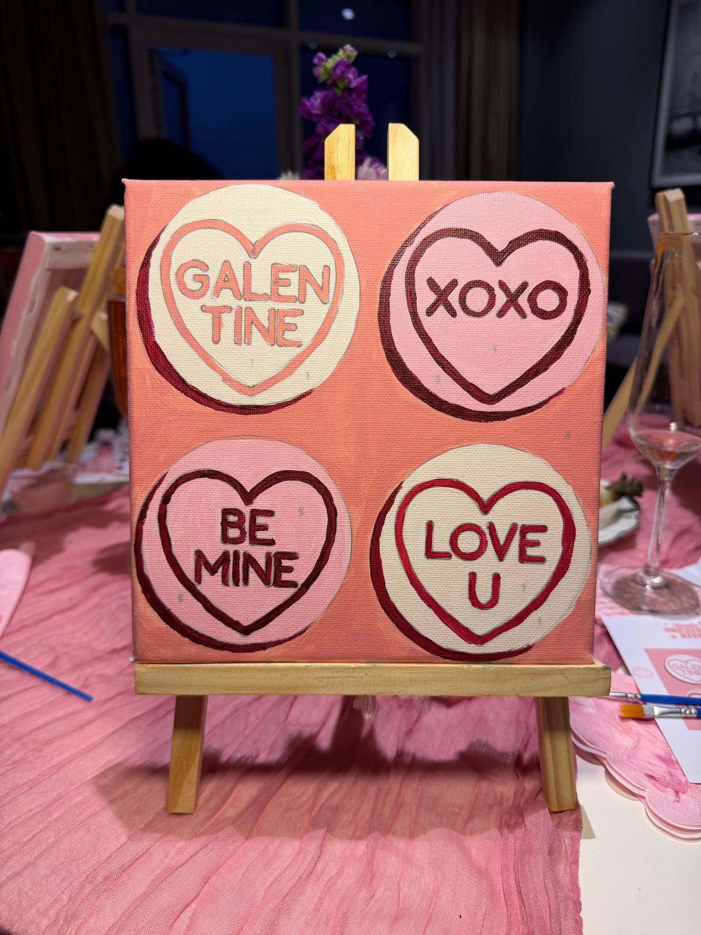 Candy Heart Paint by Numbers