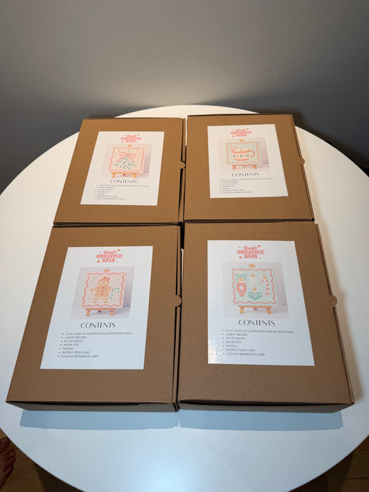 Bundle of 4 Paint by Numbers set