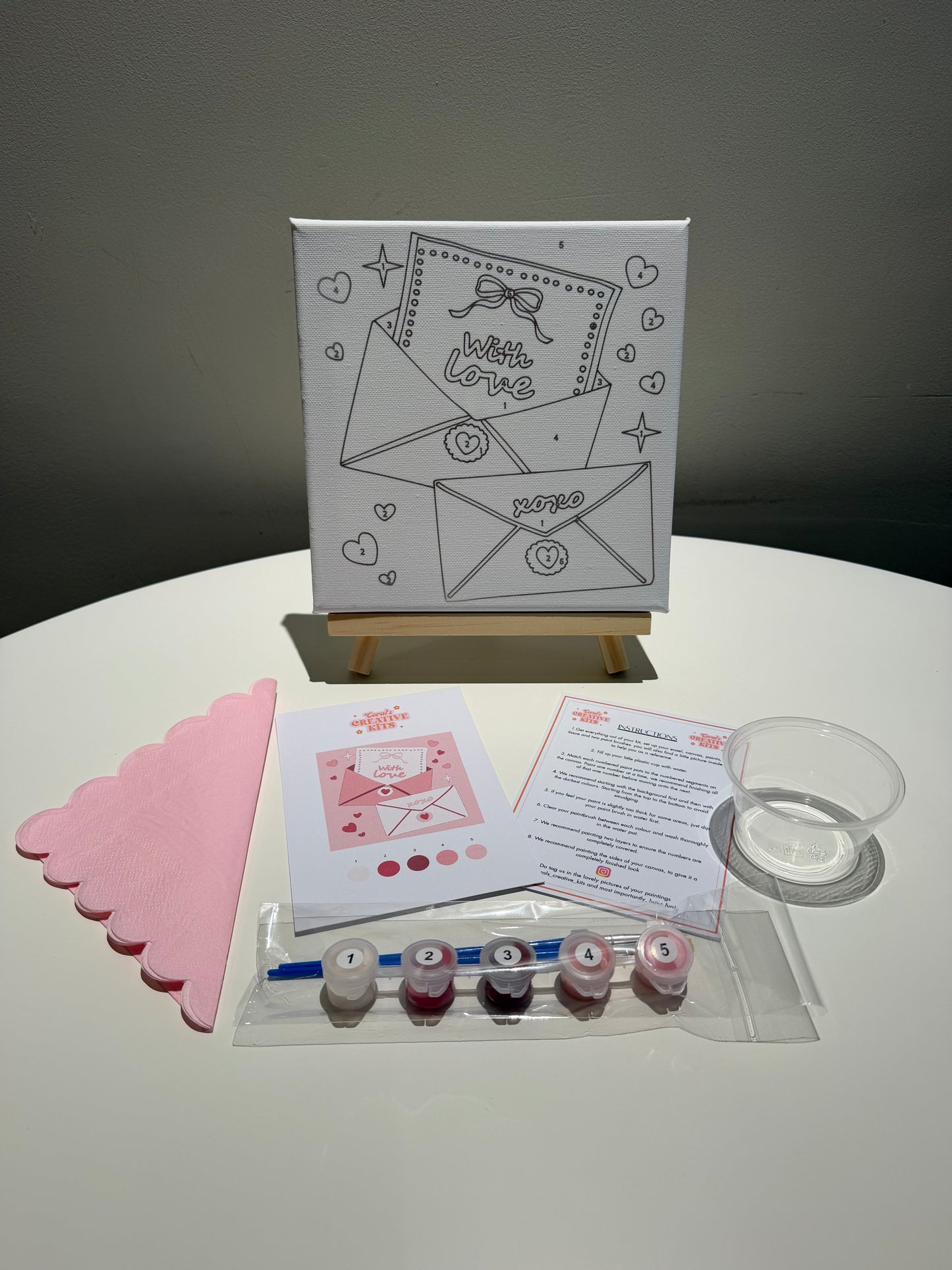 Love Letters Paint by Numbers