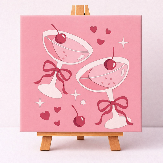 Mocktail glasses Paint by Numbers