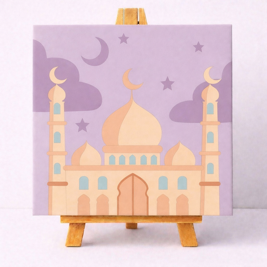 Mosque at Night Paint by Numbers